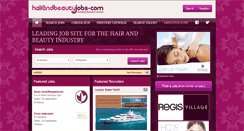 Desktop Screenshot of hairandbeautyjobs.com